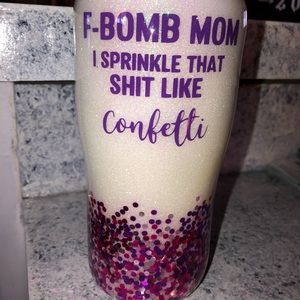Stainless steel Hand Made Mom Tumbler!